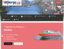 Tablet Screenshot of norge.cz